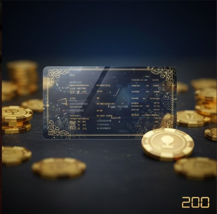 2026 카지노 용어 사전 고급스러운 양장본 카지노 용어 대백과와 황금 카지노 칩