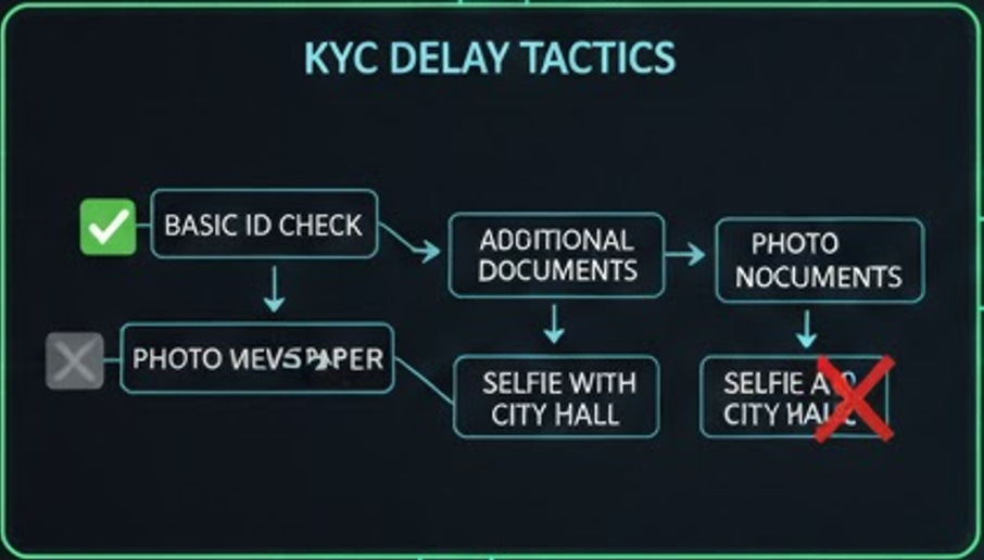 카지노 이용자 피해 유형 TOP 7 (실제 사례 기준) 카지노 KYC 인증 무한 지연 프로세스 흐름도