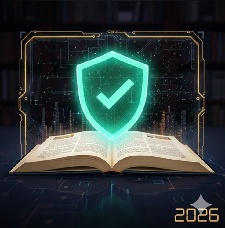 2026 카지노 용어 사전 카지노 입문 가이드가 담긴 태블릿 PC와 인터랙티브 학습 아이콘